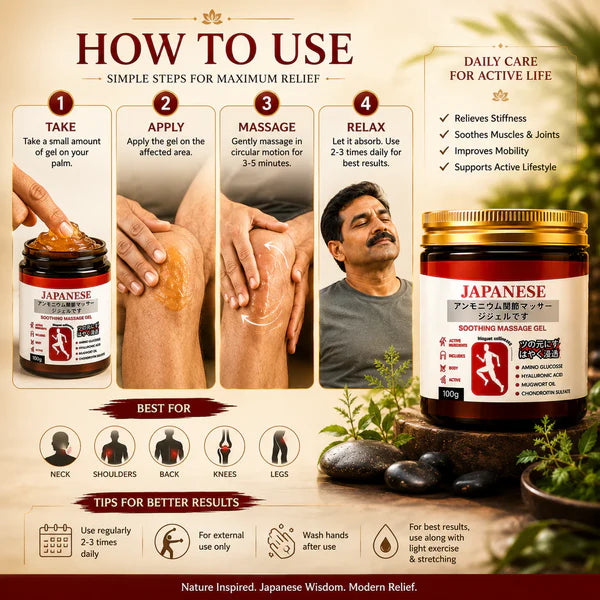 Japanese Fast-Acting Pain Relief Gel ( BUY 1 GET 1 FREE )