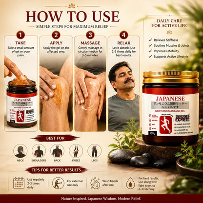 Japanese Fast-Acting Pain Relief Gel ( BUY 1 GET 1 FREE )